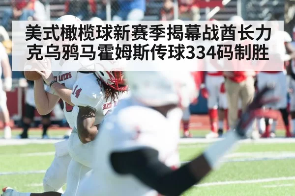 美式橄榄球新赛季揭幕战酋长力克乌鸦马霍姆斯传球334码制胜